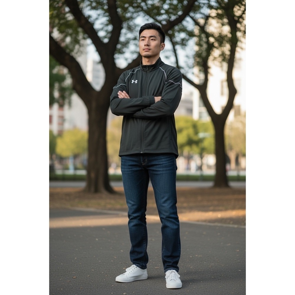 Under Armour Mens Size XL All Season Gear Jacket Black Training Outdoor Active